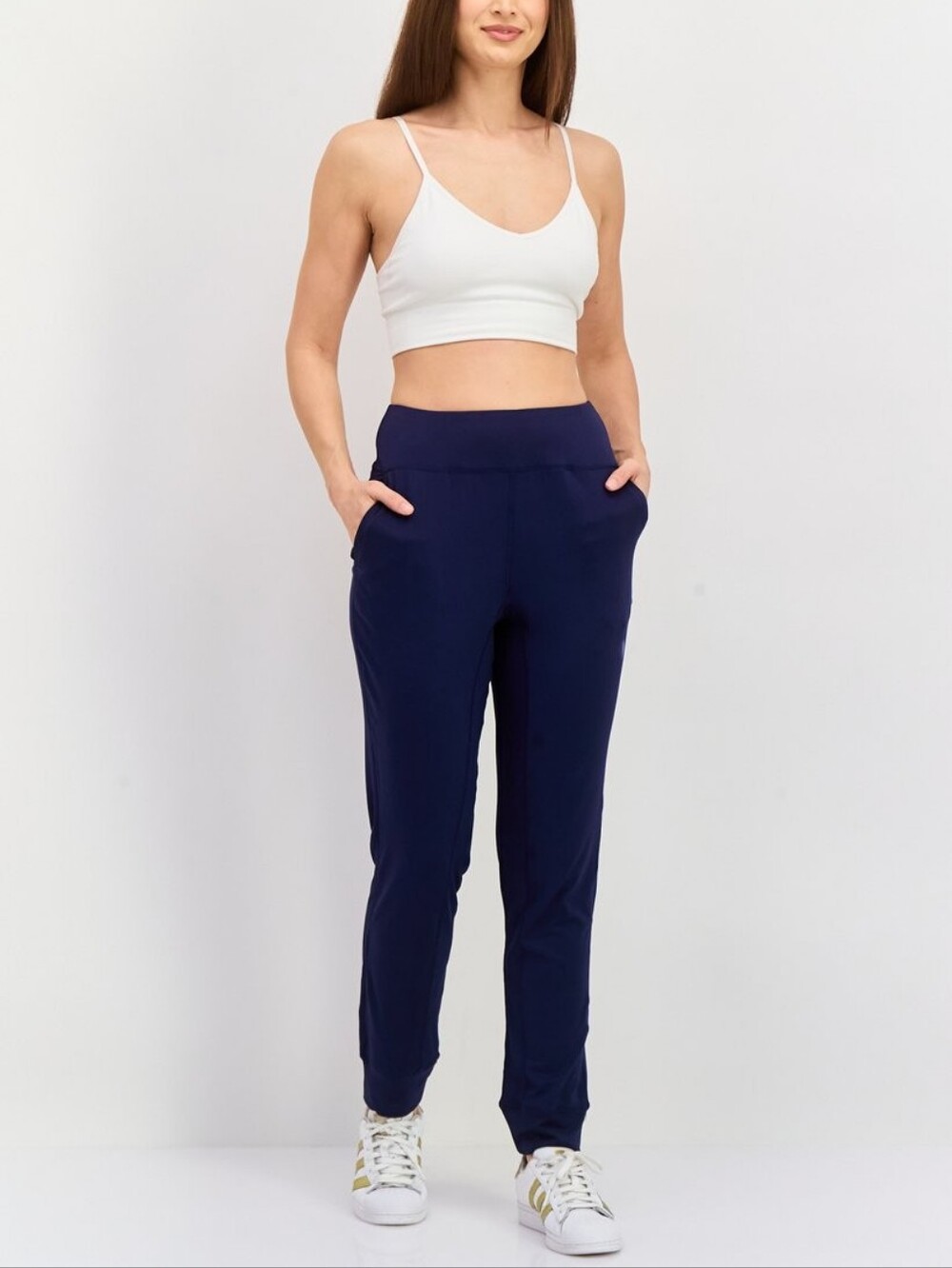 Jones New York Sportswear Navy Fit Yoga Jogger Pants Size XL